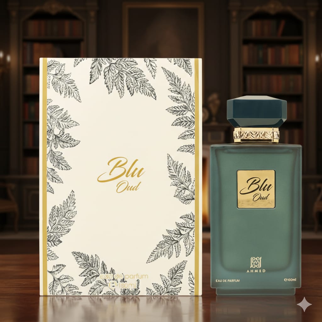 Ahmed Al Maghribi Blu Oud Eau De Parfum 100ml For Men & Women
