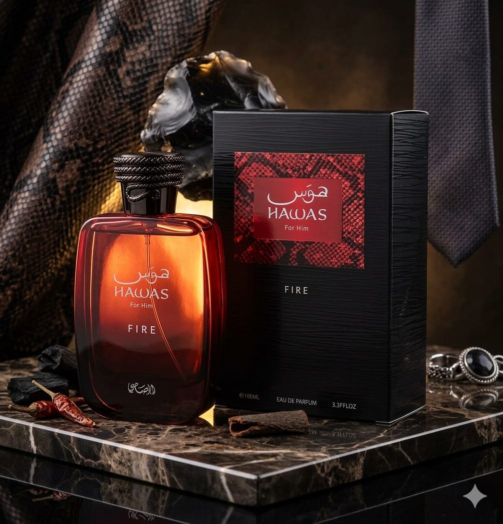 RASASI HAWAS FIRE EAU DE PARFUM 100ML FOR MAN